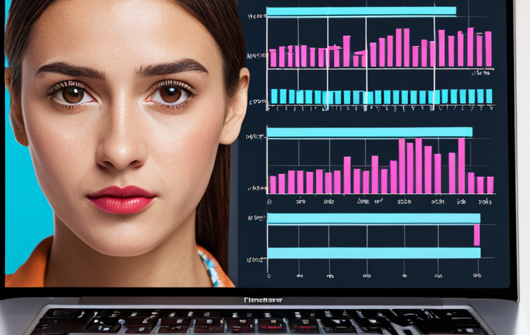 Influencer Audience Analysis**
Prompt: "Close-up shot on a laptop screen showing demographic data of an influencer's followers. Bar graphs illustrate age, gender, and location. Use vibrant colors. Emphasize the importance of reaching the *right* audience, not just a large one."
**