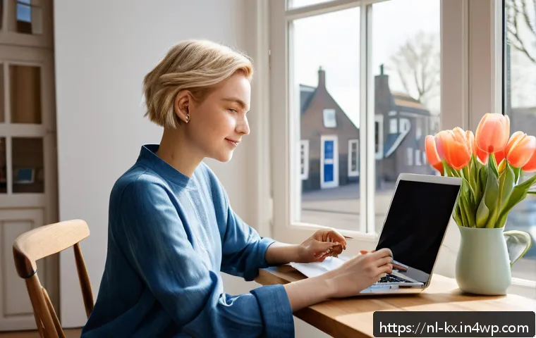 인플루언서 협업을 위한 실질적인 팁 - A vibrant Dutch influencer workspace featuring a casually dressed young adult woman with light skin ...