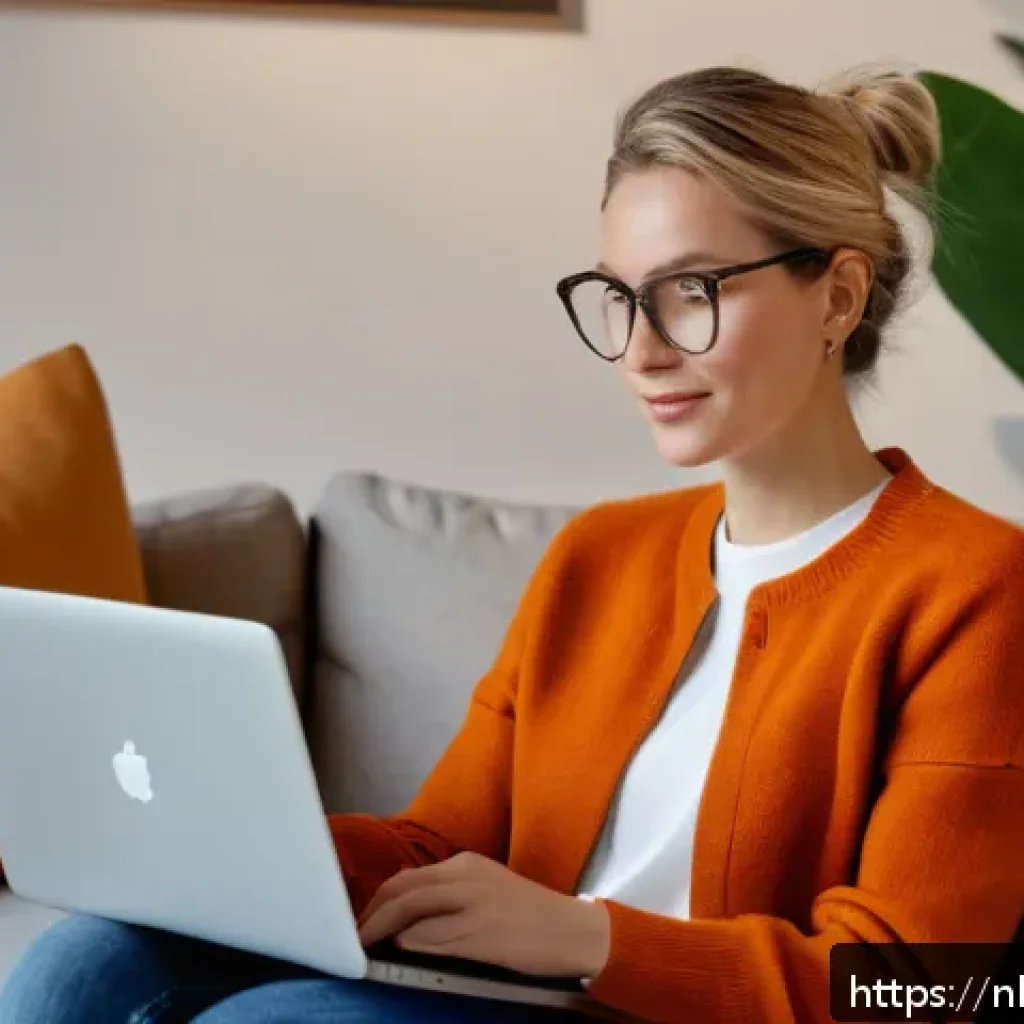 인플루언서 협업의 지속 가능성을 위한 전략 - A professional Dutch influencer sitting in a cozy, modern Amsterdam-style living room, engaging warm...